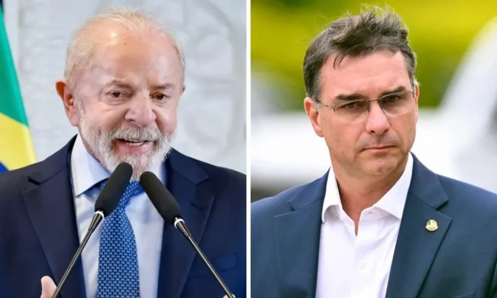 Quaest: Lula aparece com 44% e abre vantagem sobre Flávio Bolsonaro em cenário de 2º turno